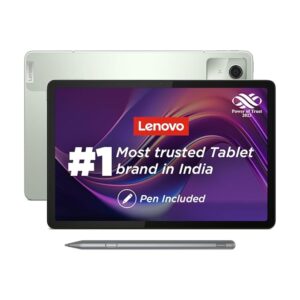 Lenovo Tab M11 with Pen |Wi-Fi | 4 GB RAM, 128 GB ROM|11 Inch Screen| 90 Hz, 72% NTSC, FHD Display| Quad Speakers with Dolby Atmos|Octa-Core Processor |13 MP Rear Camera, Green,Lenovo Tab M11 with Pen |Wi-Fi