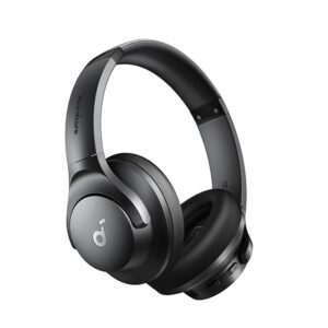 Bluetooth Over-Ear Headphones with Hybrid Active Noise Cancelling, 40h Playtime in ANC Mode, Hi-Res Audio, Deep Bass, Personalization via App