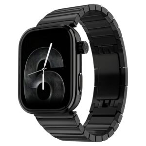 Noise Pro 6 Max Smart Watch:Intelligent AI, Endless AI Watch Faces, AI Companion, 1.96” AMOLED, Stainless Steel Build, Built-in GPS, 5 ATM, EN2 Processor, for iOS & Android