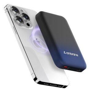 Wireless 10000Mah Fast Charging USB Type-C Input Power Bank, Strong Magnet, 22.5W Output For iPhone 12 & Above